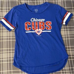 Kids Chicago Cubs Blue Short Sleeve Tee